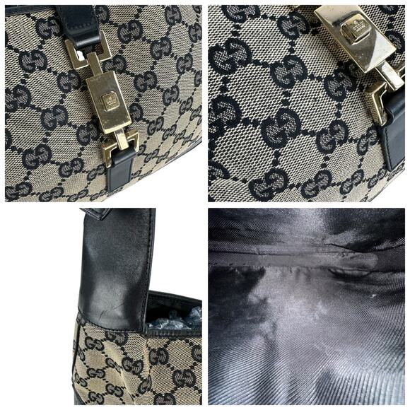 Gucci Monogram Canvas Jackie Shoulder Bag - Picture 7 of 7